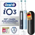 Oral-B iO 3 Noir et Bleu Lot de 2