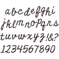 SIZZIX 662709 Kit de gabarits de découpe Alphabet 2