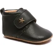 Bisgaard Chaussures en cuir à semelle souple - Noir av. Étoile - - 23 - Chaussons en Cuir