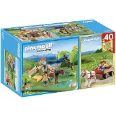 Playmobil 5457 - Country Anniversary Set compact Pony Koppel Pony Cart