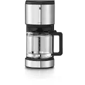 WMF Stelio SDA : Machine à café filtre avec carafe en verre, noire/inox