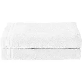 De Witte Lietaer 2 Serviettes de Douche De Witte Lietaer Imagine Blanc (70 x 140 cm)