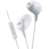 JVC HA-FX38M-E Marshmallow - Écouteurs avec microphone - intra-auriculaire - filaire - blanc