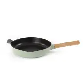 Berghoff Ron poêle à frire, Poêle, Poêle à manche, Batterie de cuisine, Fonte, Vert, 26 cm, 3900046