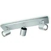 Philips Barre/tube de guidage aluminium 3x50W 230V