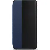 Huawei P10 Lite Coque ? rabat avec fen?tre Bleu