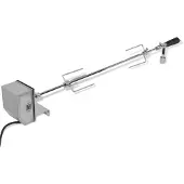 vidaXL BBQ Rotisserie tournebroche avec moteur professionnel acier 900 mm