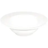 Olympia Assiettes de luxe en porcelaine avec bord large (4 pièces)