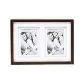Deknudt S65kq2 18x13 Cm Wood With Passepartout Photo Photo Frame Blanc