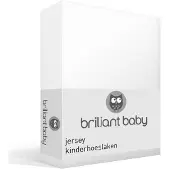 Briljant Baby Drap-Housse Briljant Enfant Blanc (Jersey)-70 x 140/150 cm