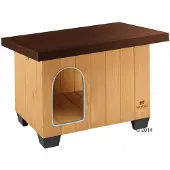 Ferplast Baixta 80 122x73x78 Cm Wooden Kennel Marron
