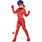 MOM Costume Enfant Ladybug Avec Perruque