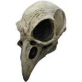 Ghoulish Raven Skull Mask Beige
