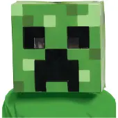 Minecraft D guisement Creeper Enfant Masque Vert