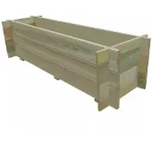 vidaXL Jardini?re sur?lev?e de l?gumes Bois de pin impr?gn? 120 cm