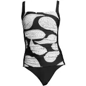 LASCANA Maillot de bain modelant taupe / noir / blanc