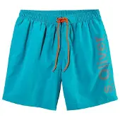 s.Oliver Shorts de bain aqua / orange