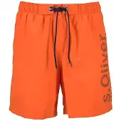 s.Oliver Shorts de bain orange fluo