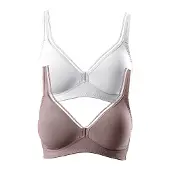 Petite fleur Soutien-gorge nude / blanc