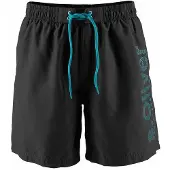s.Oliver Shorts de bain bleu cyan / noir