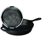 Lodge Classic Cast Iron "Buffalo Nickel" Logo L8SK3BN, diamètre d'env. 26 cm, poêle