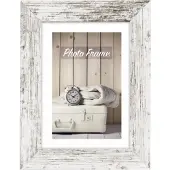 Zep Nelson 6 white/brown 15x20 Wooden Frame V21686