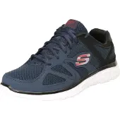SKECHERS Chaussures de sport pour hommes Satisfaction, chaussures de loisirs, baskets, couleur bleue, pour un usage quotidien