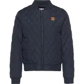 Urban Classics Veste mi-saison 'Diamond Quilt' bleu marine