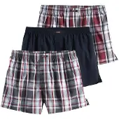 H.I.S. Boxers gris / rouge / noir / blanc