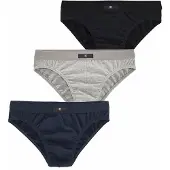 H.I.S. Slip bleu marine / gris chiné / noir