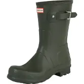 Hunter Botte de pluie Hunter Mens Original Short Dark Olive-Taille 43