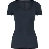 Schiesser Maillot de corps bleu marine