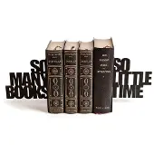 Balvi Serre-Livres So Many! - Métal Noir