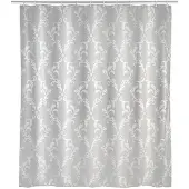 Wenko 20048100 rideau de douche en textile baroque anti moisissure 180x200 cm