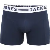 Jack & Jones Boxers 'Sense' bleu marine / blanc cassé