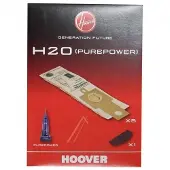 Hoover genuine h20 sac aspirateur + 1 filtres