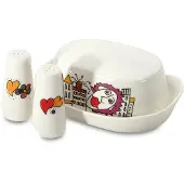 Berghoff Eclipse Line zout- en peperset + botervlootje