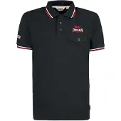 Lonsdale Polo Rockabilly de - Lynton - M - 3XL - pour Homme - noir - Taille M