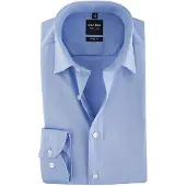 Olymp Level Five Chemise Coupe Cintrée Bleu
