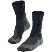 Falke - Chaussettes de randonnée - TK1 Adventure M Marine pour Homme en Laine - Taille 39-41 - Navy