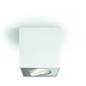 Philips myliving Spot Box Warmglow Effet de variation 1 flamme, blanc