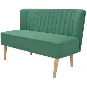 vidaXL Canapé 117x55,5x77 cm Tissu Vert