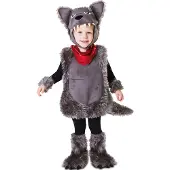 MOM Little Wolf Junior Costume Violet 3-4 Years Enfants