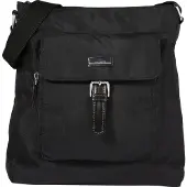 Tom Tailor Sac à bandoulière 'Rina' noir / argent