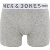 Jack & Jones Boxers 'Sense' gris clair / gris foncé / gris chiné / blanc