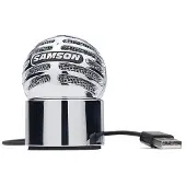 Samson Mereorite USB Microphone à Condensateur, Chrome