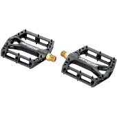 Reverse Components Black One Pedals Doré