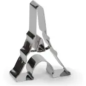 Patisse saillie de la tour eiffel 8 cm acier inoxydable argenté