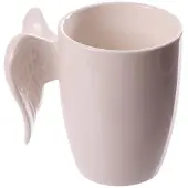 Puckator Engel mit Flügel Weiss geformter Henkel Tasse aus Dolomit-Keramik