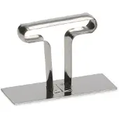 Patisse extrudeuse pour anneau à rogner 9 x 3 cm acier inoxydable argenté